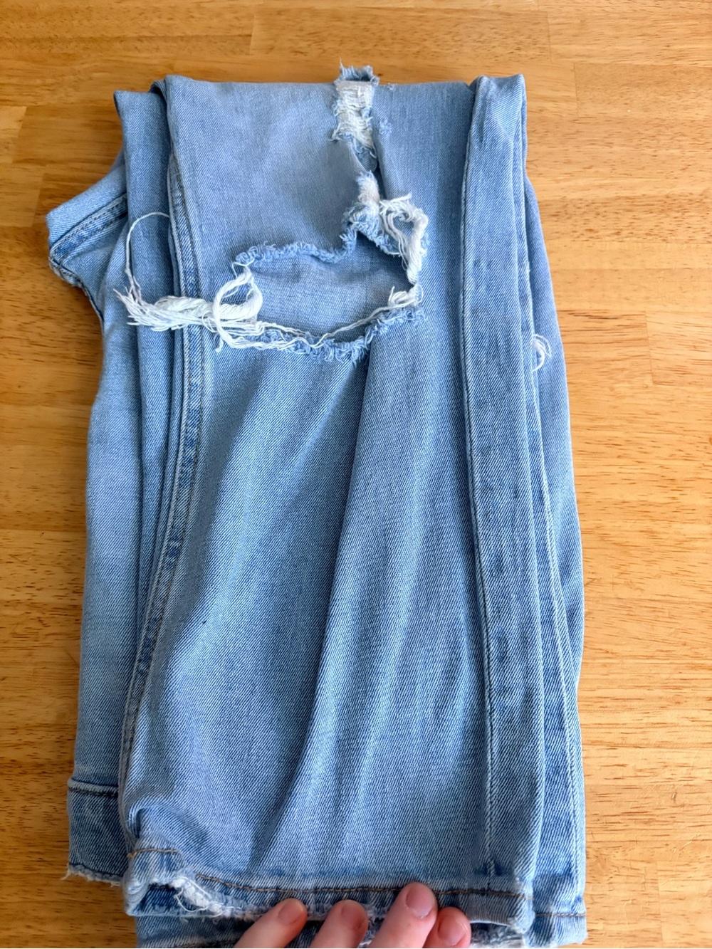 Abercrombie & Fitch Curve Love Ankle Straight Ultra High Rise Jeans - Picture 3 of 4